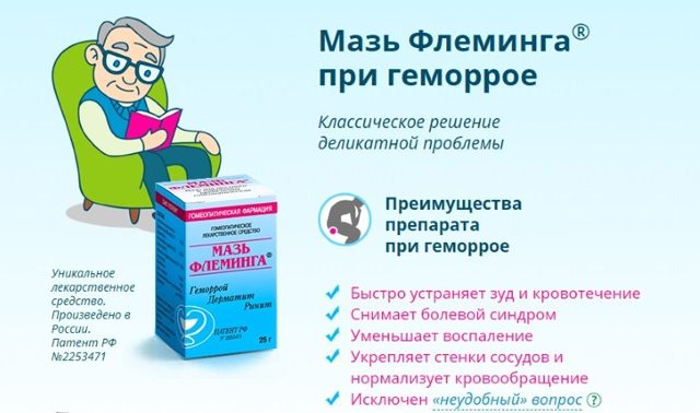 МАЗЬ ФЛЕМИНГА - инструкция по применению, цена, отзывы и аналоги