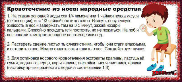 Кровь из носа: причины у взрослого и методы лечения дома