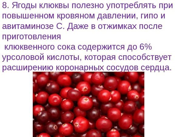 Клюква от гипертонии рецепты - Гипертонии нет
