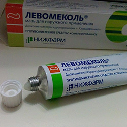 Мазь Левомеколь при геморрое - инструкция