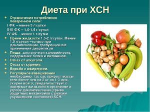 Диета при сердечной недостаточности - правила питания