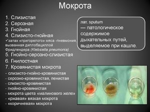 При кашле отхаркивается слизь коричневая