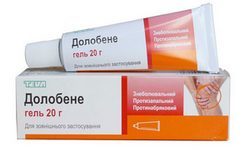 Гель Долобене: инструкция по применению, отзывы и цены