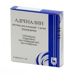 Адреналин – инструкция, показания, применение