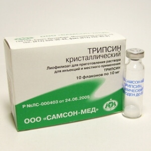 Химотрипсин: инструкция по применению очищения ран от некрозов