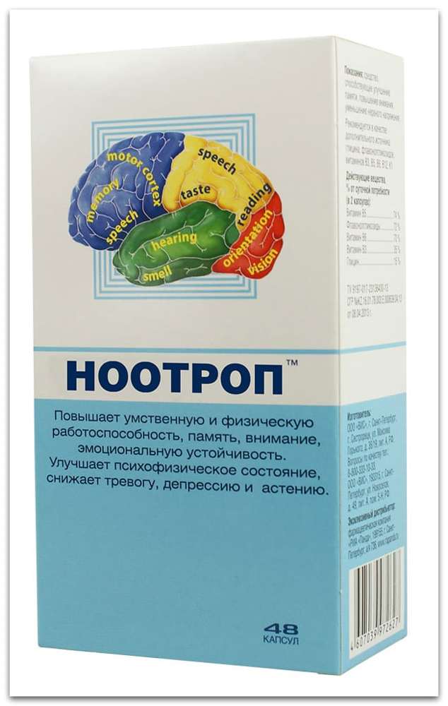 Препараты улучшающие мозговое кровообращение и память - список