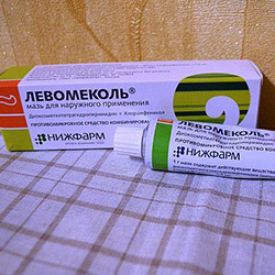 Мазь Левомеколь при геморрое - инструкция