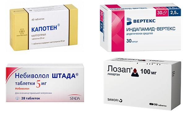 Гипотензивные препараты: список, классификация
