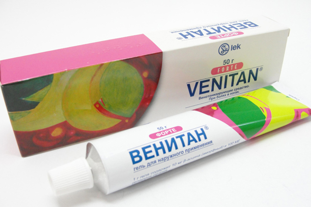 Венитан гель - официальная инструкция по применению, аналоги