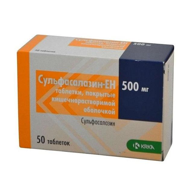 Сульфасалазин-ЕН – инструкция по применению таблеток 500 мг, отзывы, цена