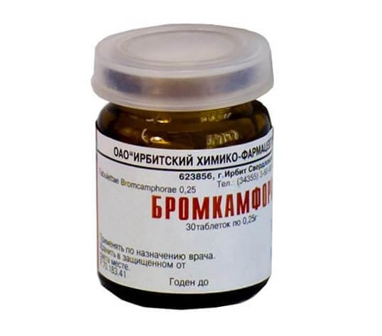 Бромкамфора – инструкция по применению, показания, аналоги