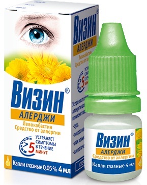Визин Классический, Визин Чистая слеза, Визин Алерджи - инструкция по применению, аналоги, отзывы, цена