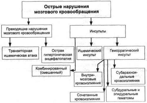 Что такое Острое нарушение мозгового кровообращения?