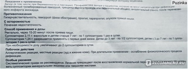 Глицериновые свечи от запоров при беременности