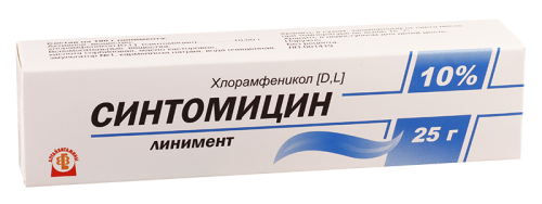 Линимент синтомицина - инструкция, применение, назначения