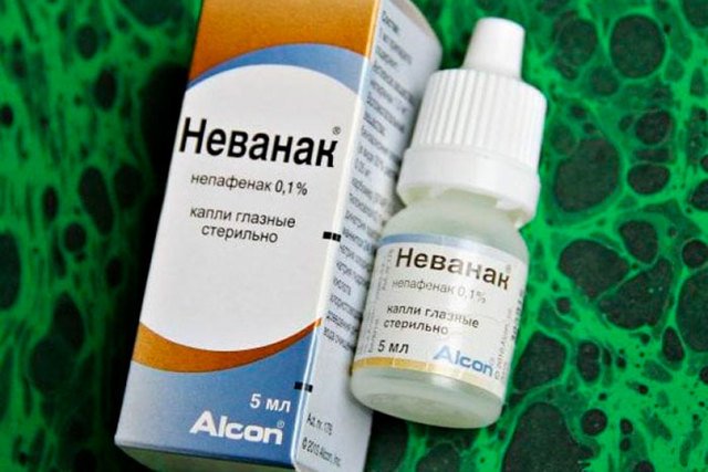 Неванак глазные капли - инструкция, цена, отзывы и аналоги
