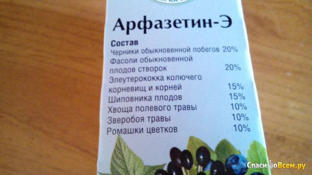Арфазетин — состав, инструкция, отзывы
