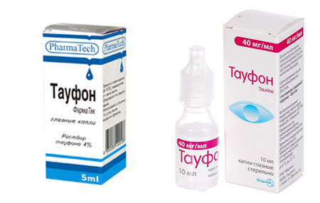 Глазные капли Тауфон: инструкция по применению, цена