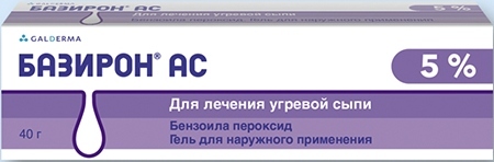 Базирон® АС (2.5 %): инструкция по применению, показания.