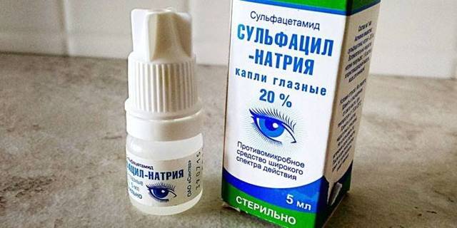 Сульфацил натрия – капли глазные: описание, состав, инструкция