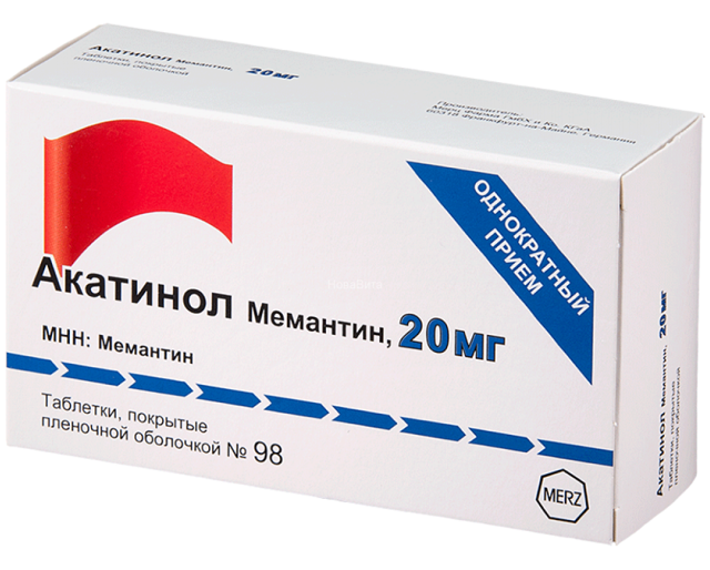 Акатинол Мемантин - инструкция, показания, применение