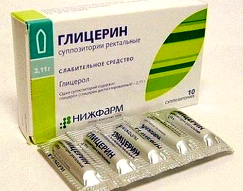 Глицериновые свечи от запора - свойства, применение