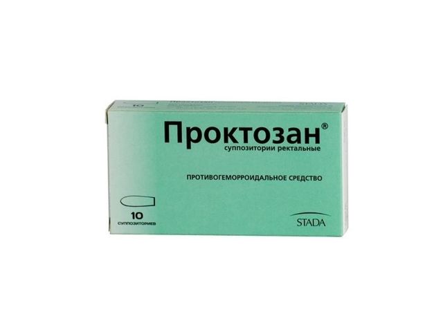 Свечи Проктозан от геморроя и правила их применения