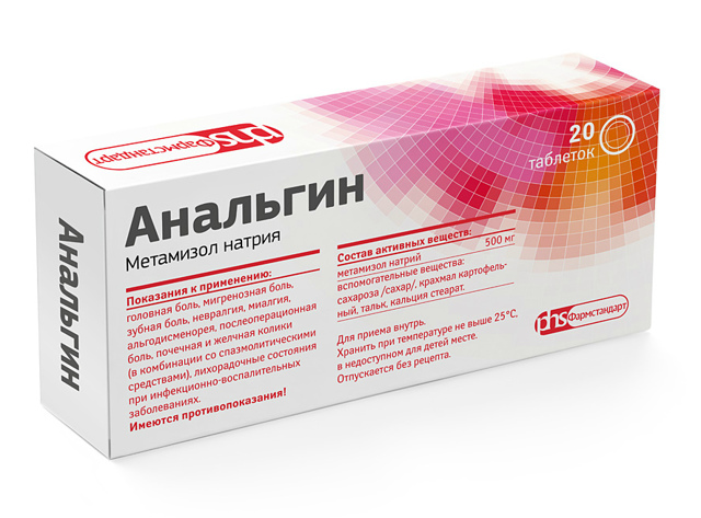 Анальгин при сердечной недостаточности -