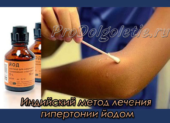 Лечение гипертонии йодом (по индийскому методу)