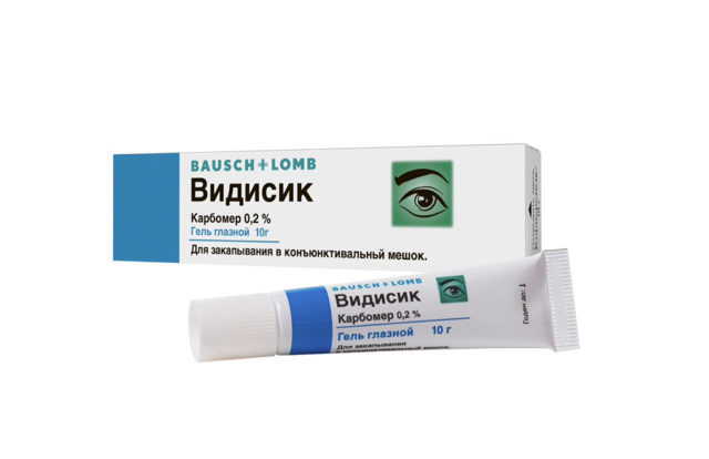 Видисик – инструкция по применению геля глазного, отзывы, цена, аналоги