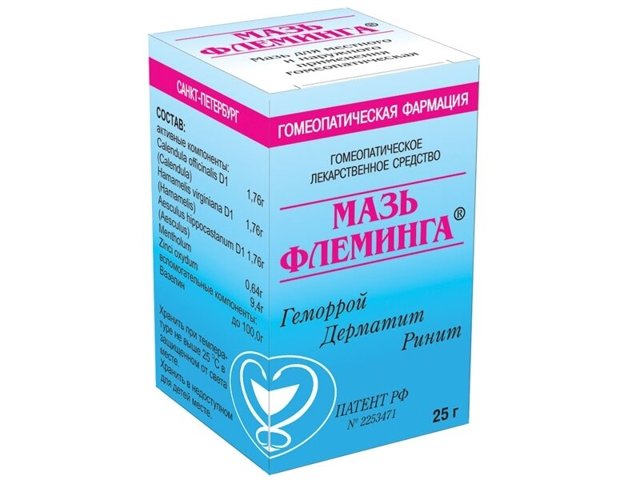 МАЗЬ ФЛЕМИНГА - инструкция по применению, цена, отзывы и аналоги