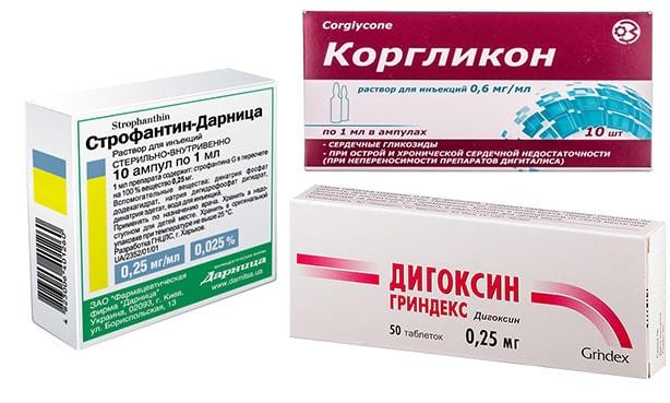 Сердечные гликозиды - названия препаратов, механизм действия, классификация и противопоказания