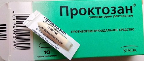Свечи Проктозан от геморроя и правила их применения