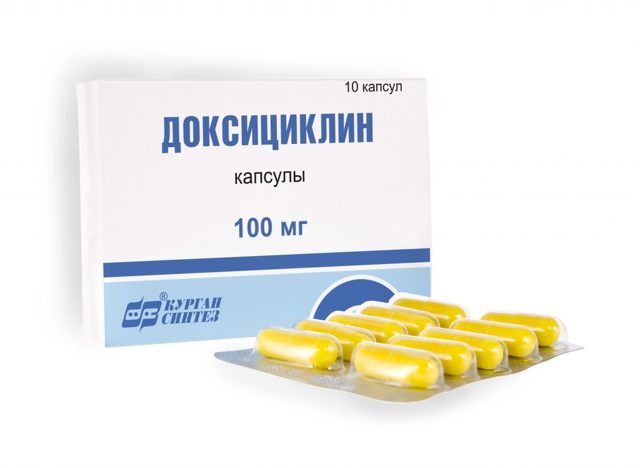 Доксициклин (100 мг): инструкция по применению, показания. (Другие названия: Доксициклин)