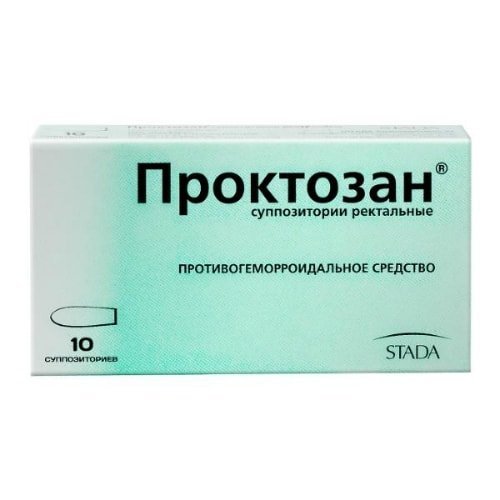 Свечи Проктозан от геморроя и правила их применения