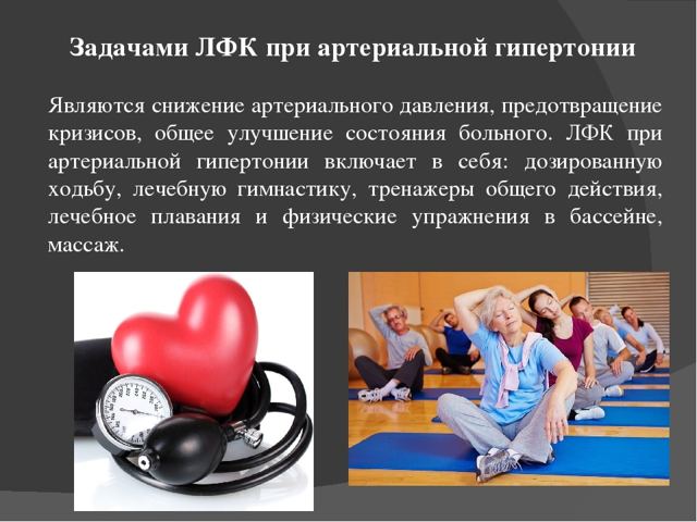 ЛФК при гипертонии: упражнения при разных формах болезни