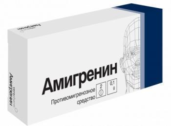 Амигренин купить, цена на Амигренин в Москве от 251 руб., инструкция по применению, отзывы.