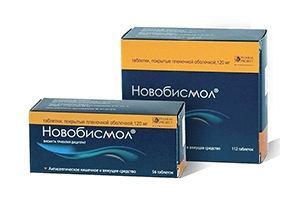 Новобисмол цена от 300 руб, Новобисмол купить в Москве, инструкция по применению, аналоги, отзывы