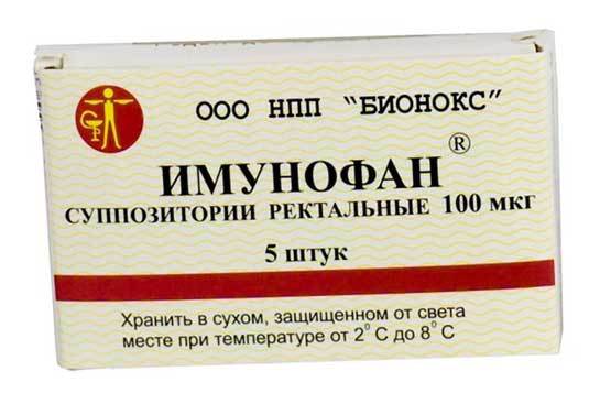 Имунофан суппозитории - официальная инструкция по применению, аналоги