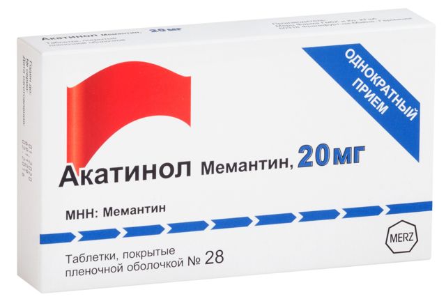 Акатинол Мемантин - инструкция, показания, применение