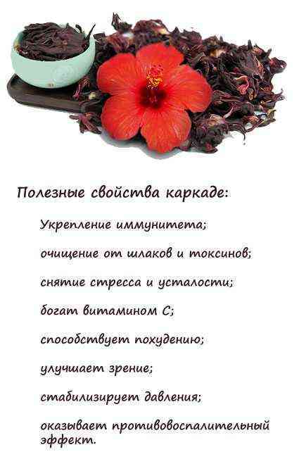 Каркаде и давление - повышает или понижает?
