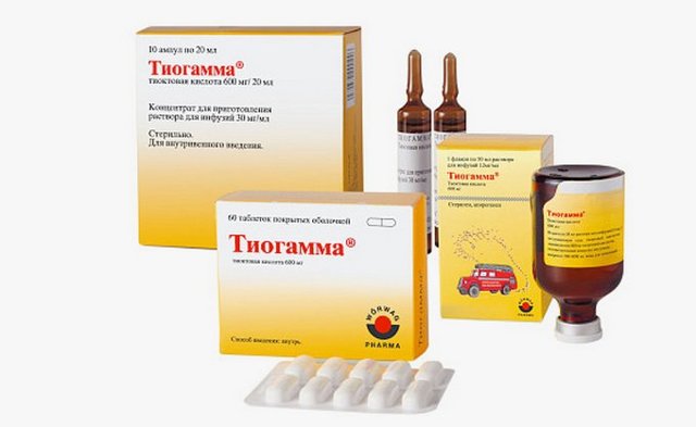 Тиогамма - инструкция и состав, цена и аналоги лекарства, отзывы о действии