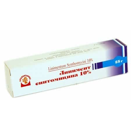 Линимент синтомицина - инструкция, применение, назначения