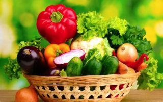 Продукты очищающие кровь: овощи, фрукты, зелень, напитки