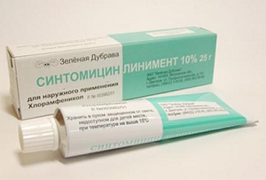 Линимент синтомицина - инструкция, применение, назначения