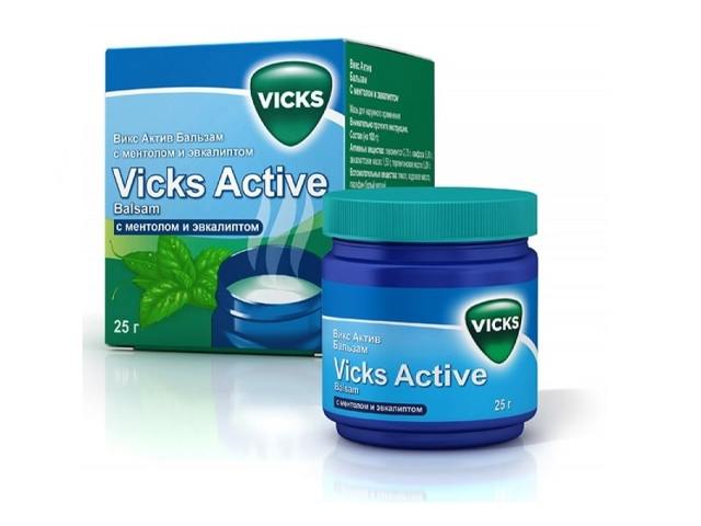 Викс Актив бальзам инструкция, цена в аптеках на Викс Актив бальзам - Аптека 911