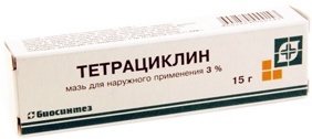 Глазная тетрациклиновая мазь - инструкция по применению