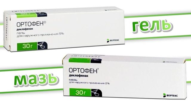 Ортофен мазь: инструкция по применению, состав, цена