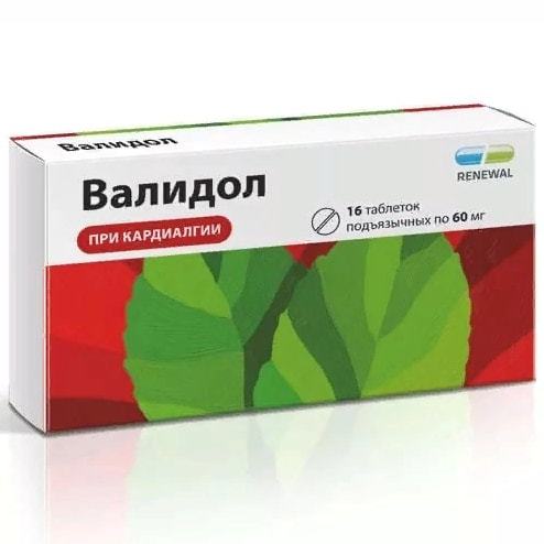 Валидол — инструкция, применение, действие