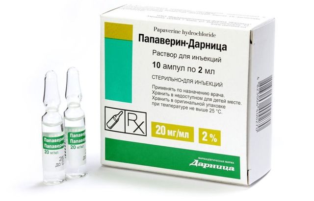 Папаверин – инструкция по применению, показания, дозы